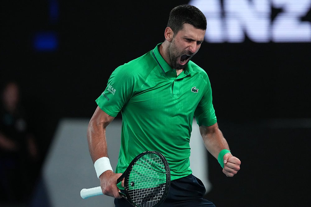 Novak Djokovic Vs Jannik Sinner Australian Open 2026 Semifinal-17