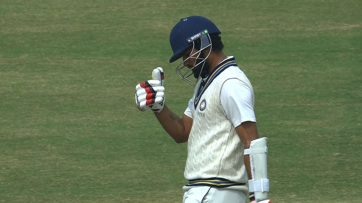 @BCCIdomestic : Kunal Chandela in action in Ranji Trophy 