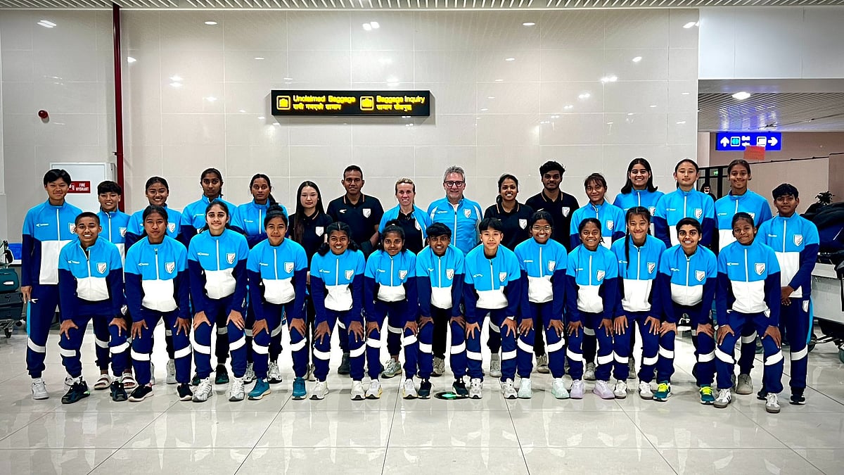 IndianFootball/X : Indian U17 women's team in Pokhara. 