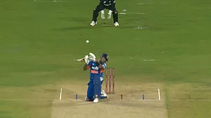 X/ JioHotstar : IND Vs NZ 5th T20I: Suryakumar Yadav Forced To Abort Scoop After Lockie Ferguson Delivers Dangerous Beamer