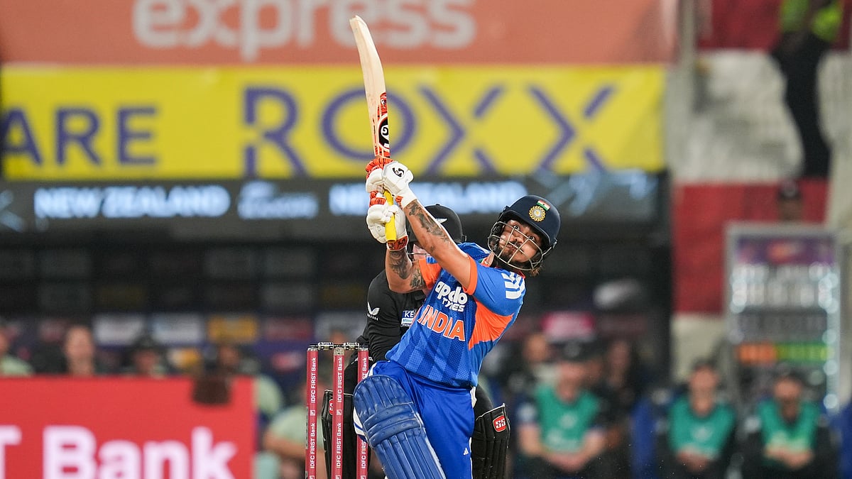 X/BCCI : Ishan Kishan slammed a 42-ball century in the 5th T20I against New Zealand in Thiruvananthapuram.