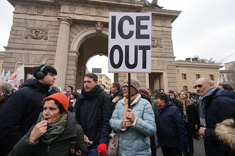 2026 Winter Olympics Anti-ICE Protest