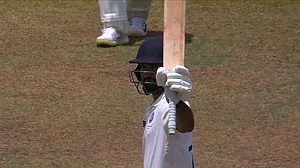 BCCIDomestic/X : Devdutt Padikkal's century helps Karnataka qualify for Ranji Trophy 2025-26 quarterfinal.