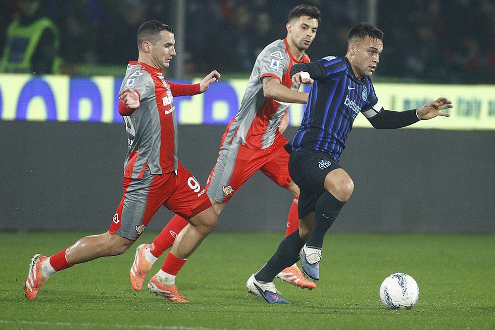 Cremonese Vs Inter Milan Italian soccer Serie A Match-Lautaro Martinez