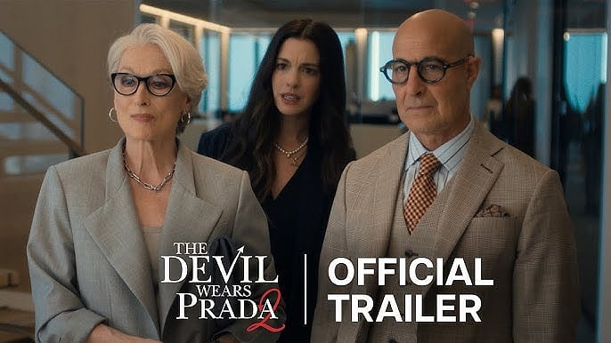 YouTube : The Devil Wears Prada 2 trailer out