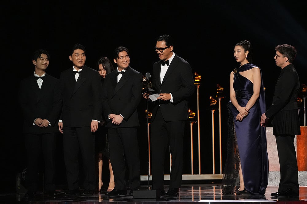 68th Annual Grammy Awards-The team from KPop Demon Hunters