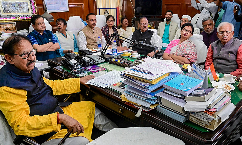 WB Speaker Biman Banerjee chairs all party meet