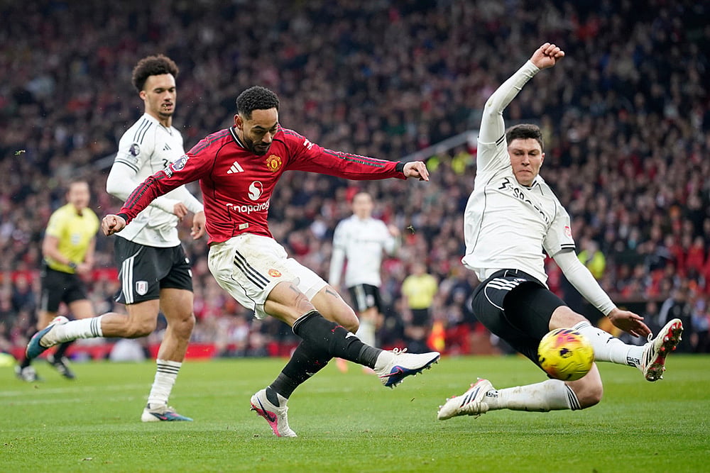  Manchester United and Fulham Premier League soccer match-Matheus Cunha