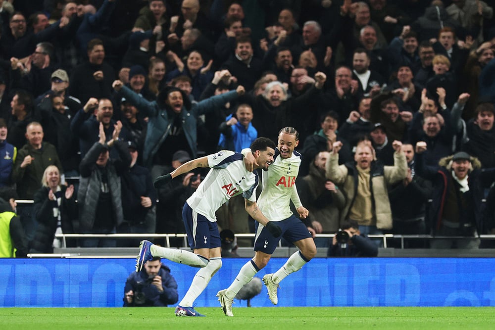 Tottenham Hotspur Vs Manchester City Premier League soccer match-Dominic Solanke