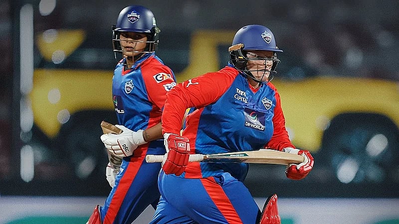 Photo: X/Delhi Capitals : Shafali Verma and Lizelle Lee in action for Delhi Capitals in the Women's Premier League.