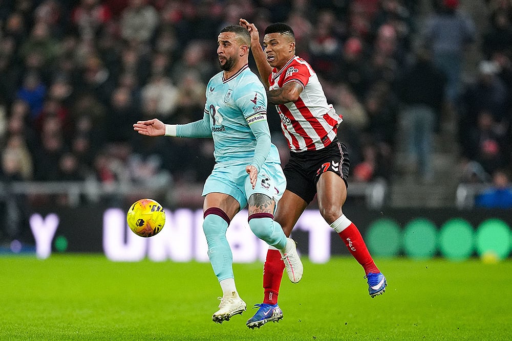 Sunderland vs Burnley Premier League match photos-Kyle Walker