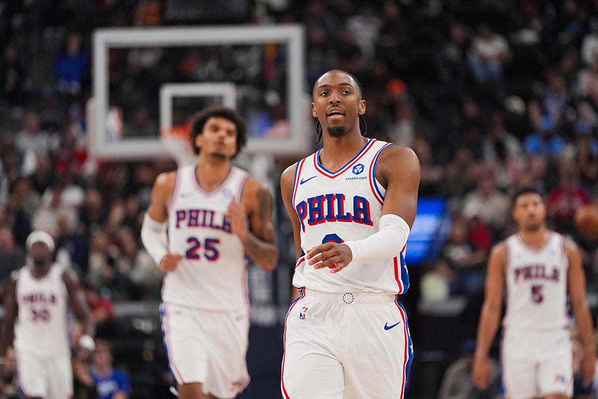 76ers vs Clippers NBA basketball game pics-Tyrese Maxey