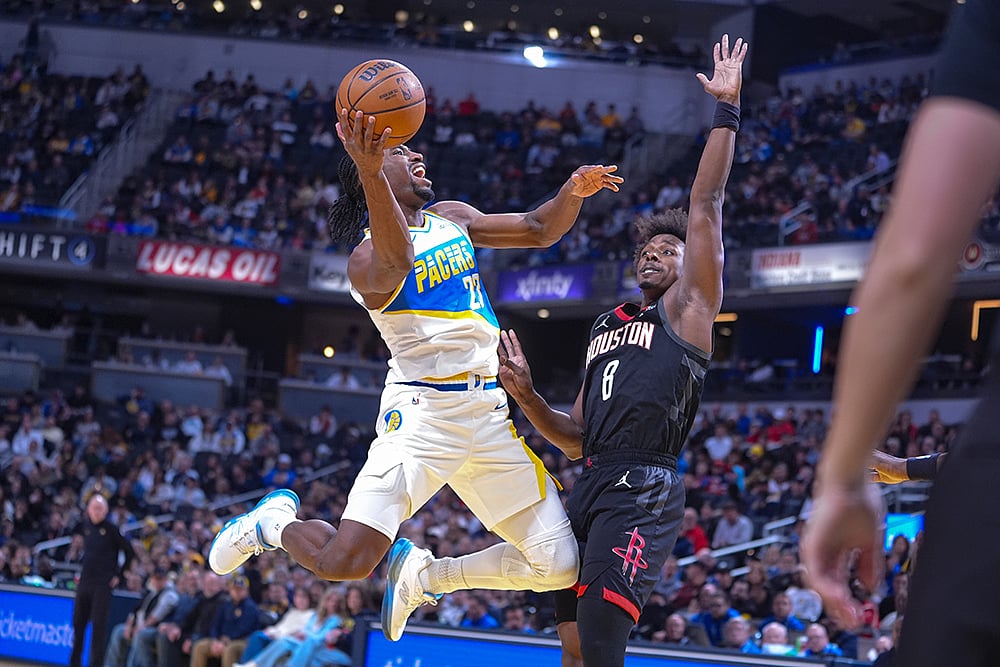 Rockets Vs Pacers NBA Basketball photos-Aaron Nesmith