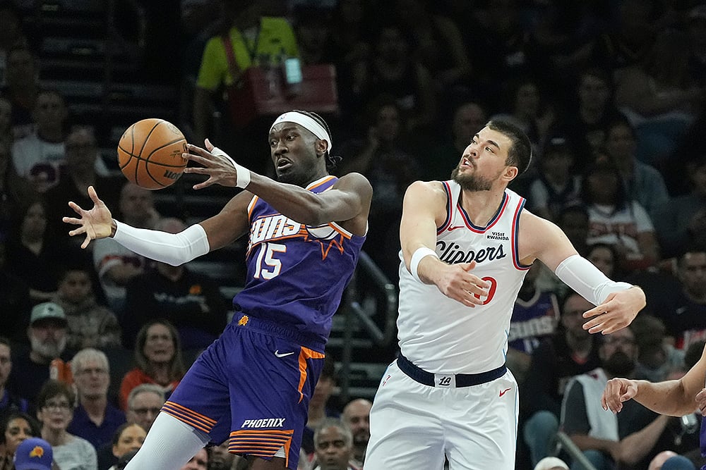 Suns Vs Clippers NBA Basketball photos-Mark Williams