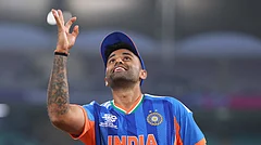 Suryakumar Yadav during the warm-up match against South Africa - BCCI/X
