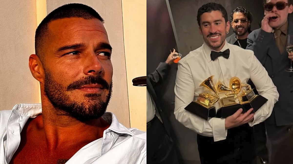 Instagram/Ricky Martin, Bad Bunny : Ricky Martin praises Bad Bunny after his Grammy win