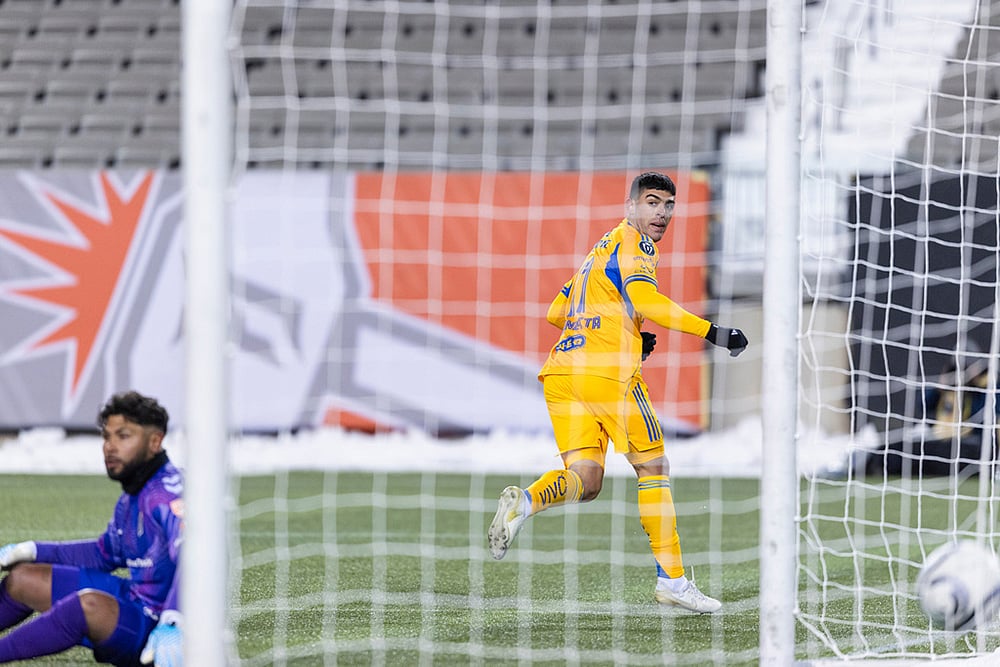 Forge FC vs Tigres UANL CONCACAF Champions Cup Soccer match-Juan Brunetta