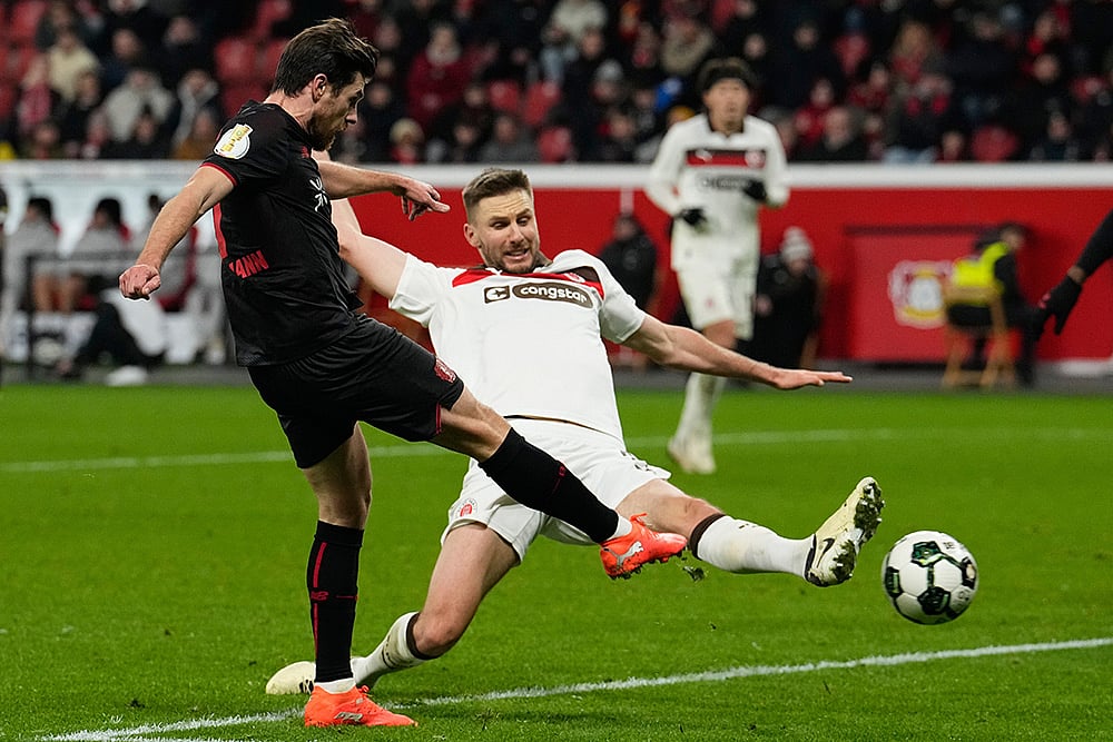 Bayer Leverkusen vs St Pauli dfb pokal quarter-final match-Jonas Hofmann