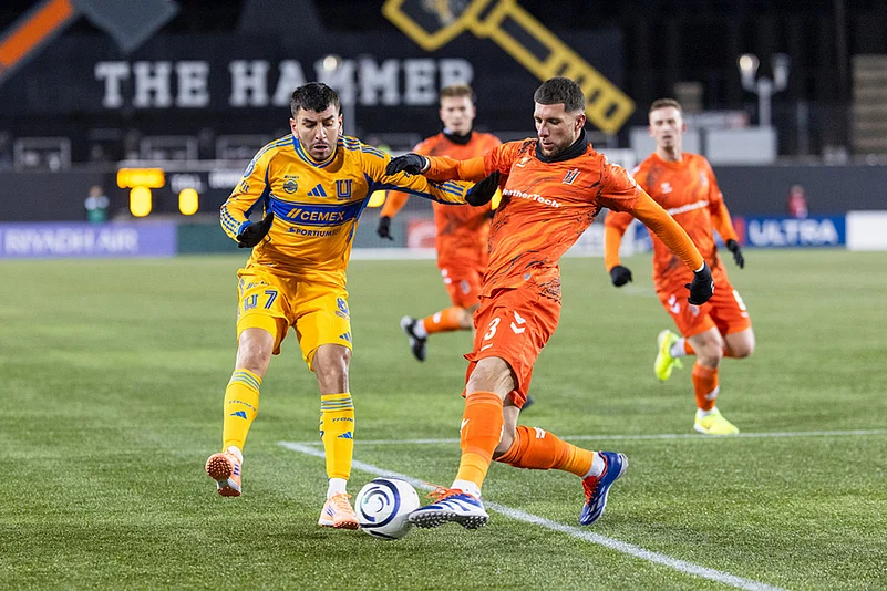 Forge FC vs Tigres UANL CONCACAF Champions Cup Soccer match-Angel Correa