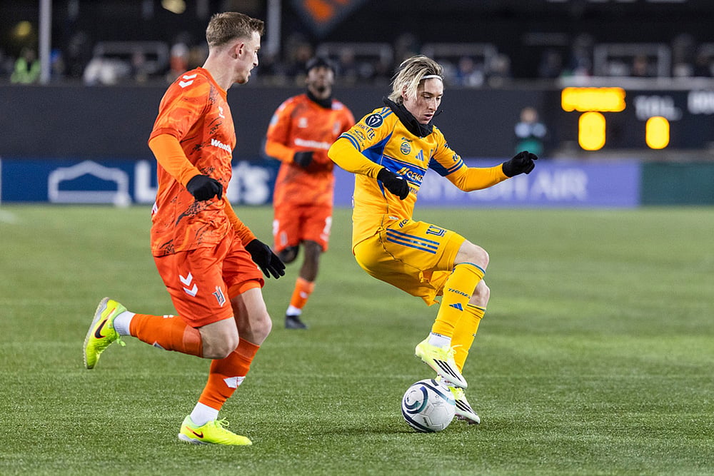 Forge FC vs Tigres UANL CONCACAF Champions Cup Soccer match-Marcelo Flores