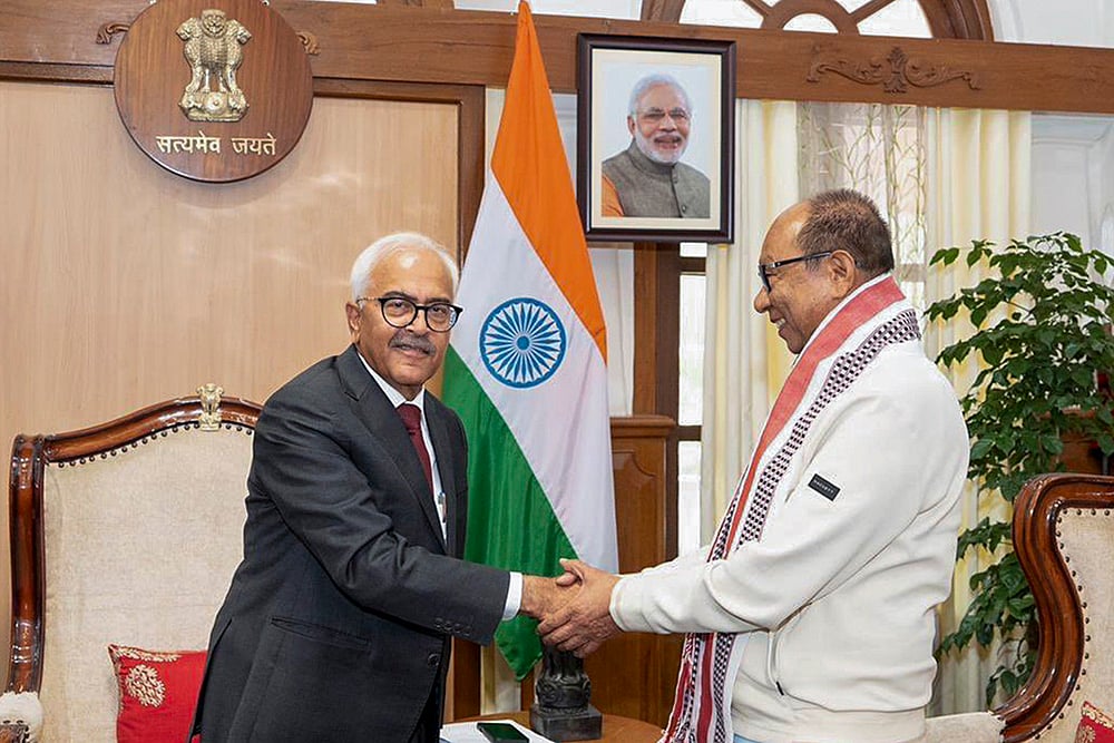 Yumnam Khemchand Singh Claim to form BJP-led NDA govt in Manipur