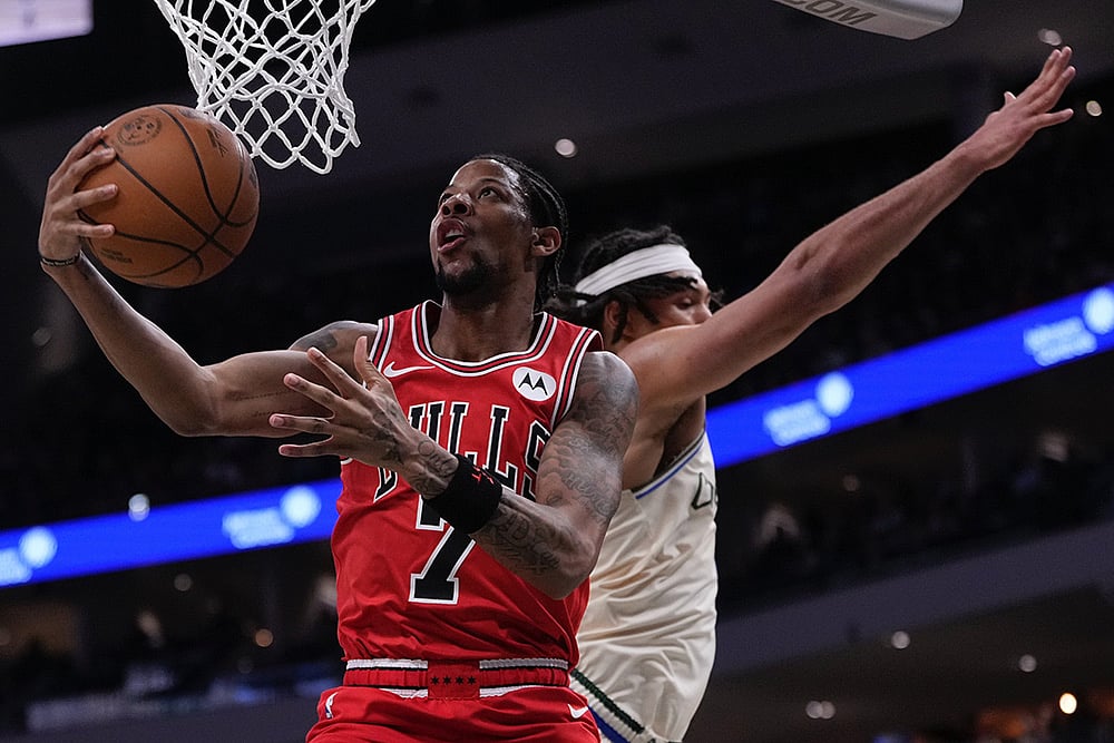 Milwaukee Bucks vs Chicago Bulls NBA basketball game-Dalen Terry