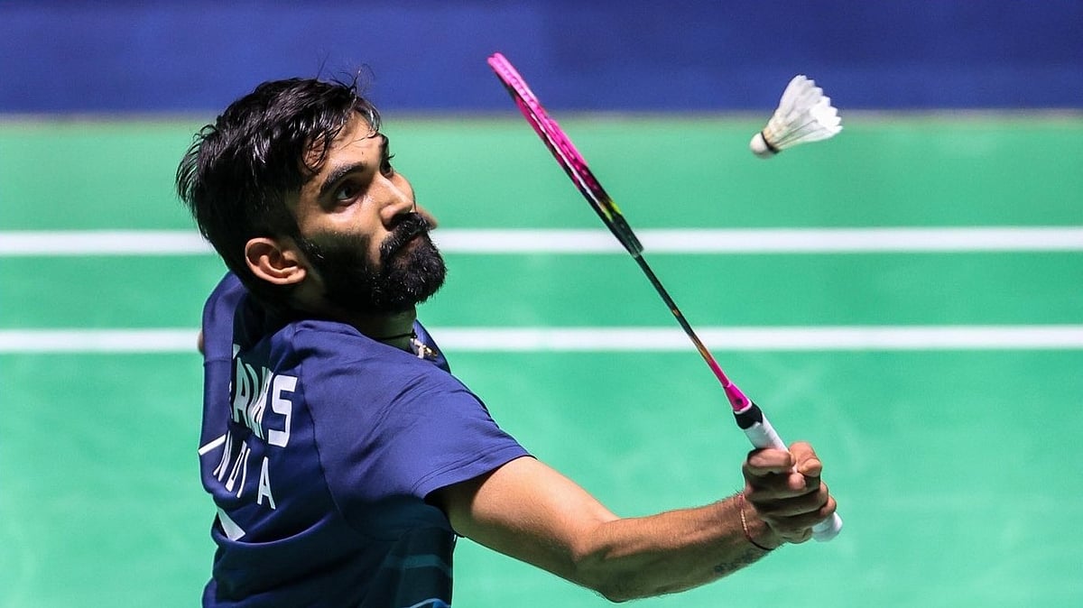 BAI_Media/X : Kidambi Srikanth's performance in decider sealed a victory for India men in Badminton Asia Team Championships 2026. 