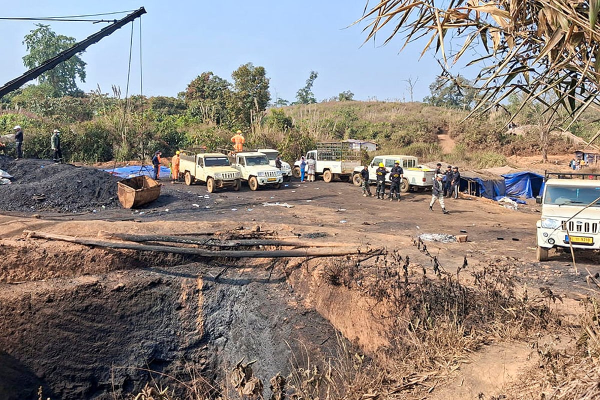 Illegal “Rat-Hole” Coal Mine Blast in Meghalaya