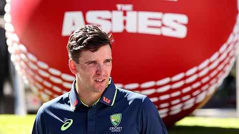 File photo of Jhye Richardson in action for Australia in The Ashes.