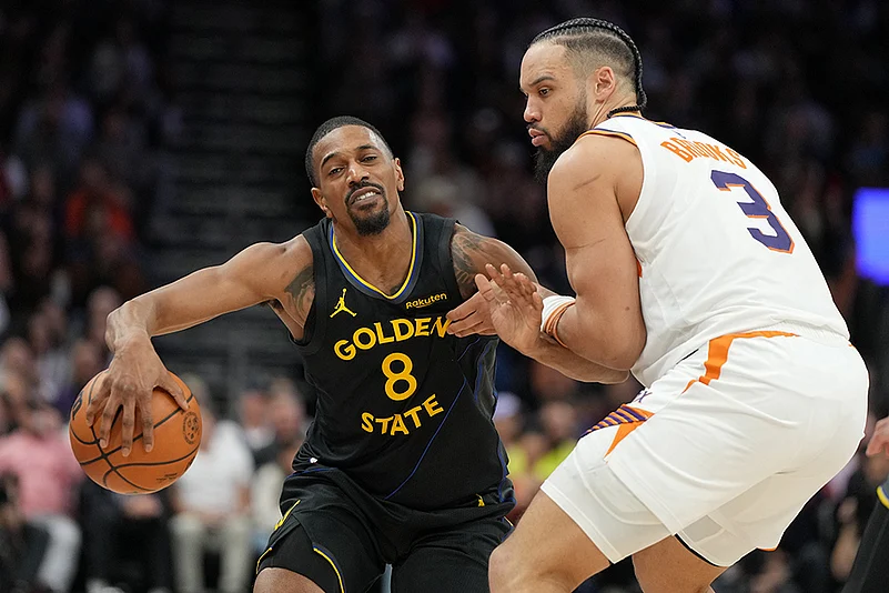 Phoenix Suns vs Golden State Warriors NBA basketball game-Deanthony Melton