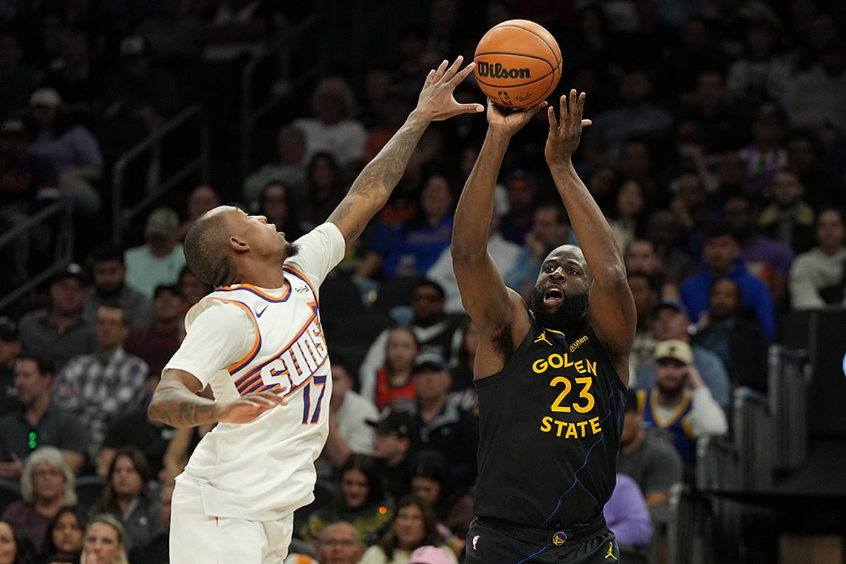 Phoenix Suns vs Golden State Warriors NBA basketball game-Draymond Green