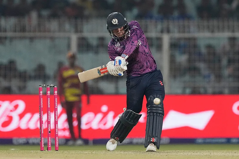 Scotland vs West Indies T20 World Cup cricket photos-Matthew Cross