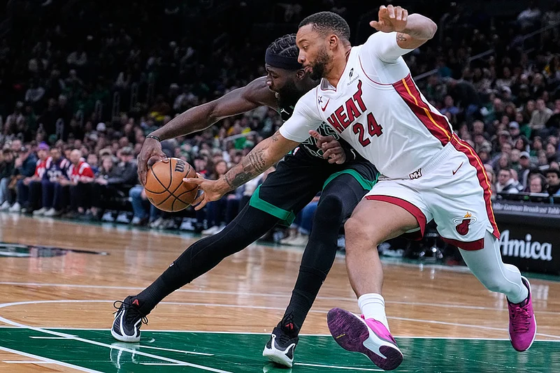 Boston Celtics vs Miami Heat NBA basketball game-Norman Powell