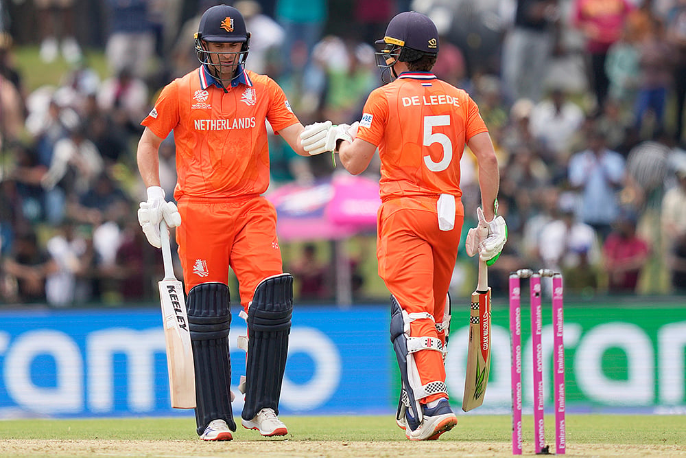 Netherlands vs Pakistan T20 World Cup cricket photos-Colin Ackermann