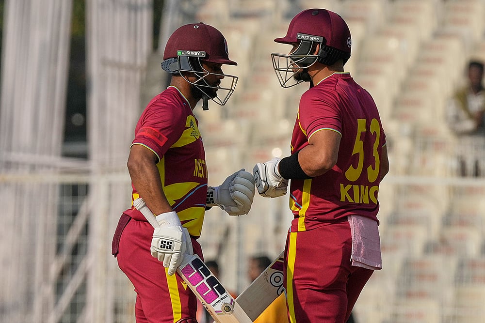 Scotland vs West Indies T20 World Cup cricket photos-Shai Hope, Brandon King