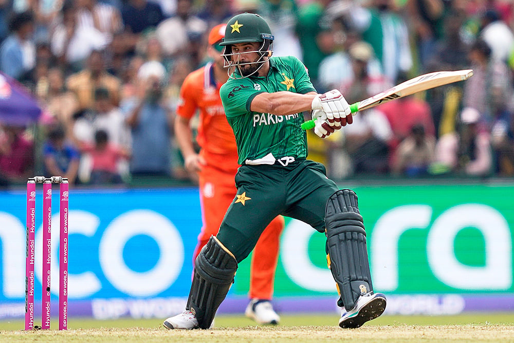 Netherlands vs Pakistan T20 World Cup cricket photos-Sahibzada Farhan