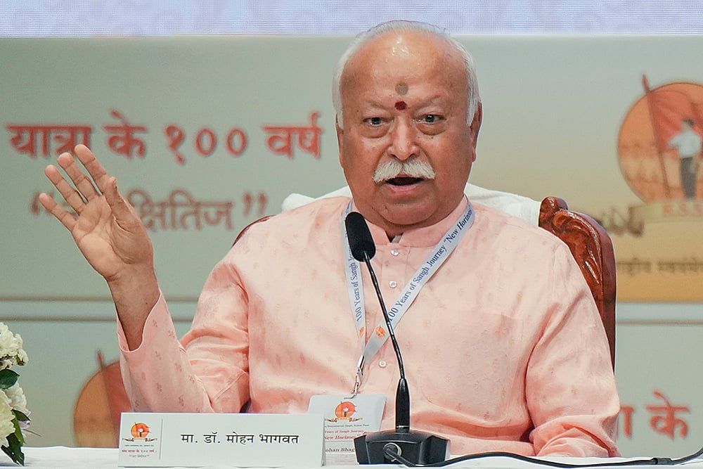 RSS chief Mohan Bhagwat 