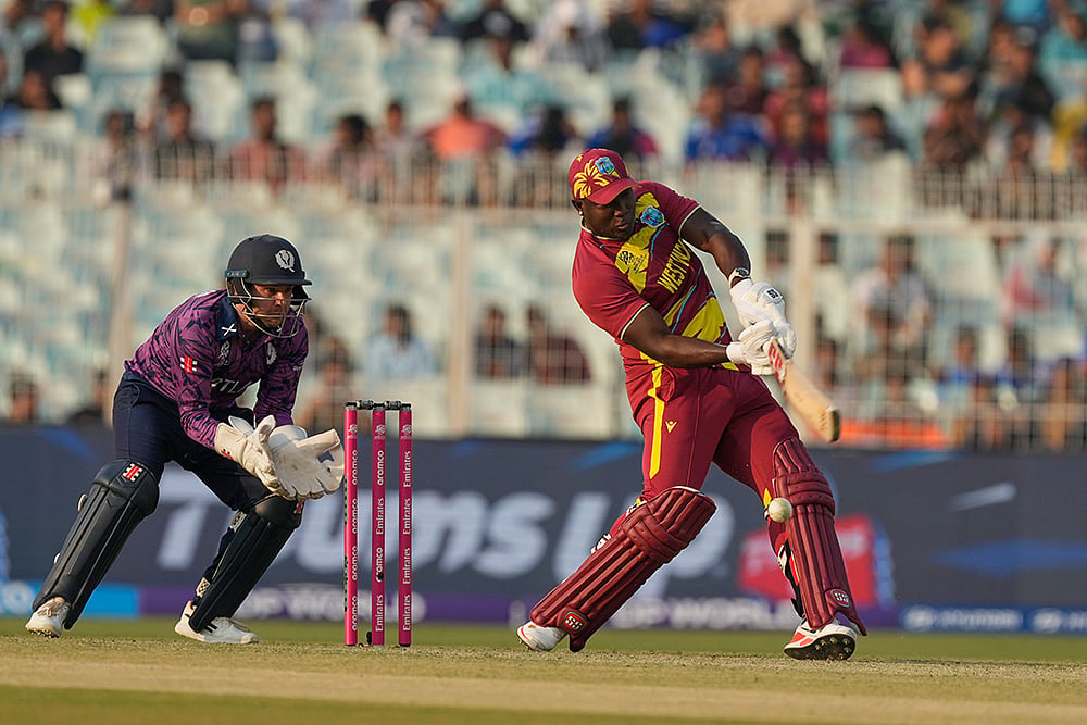 Scotland vs West Indies T20 World Cup cricket photos-Rovman Powell