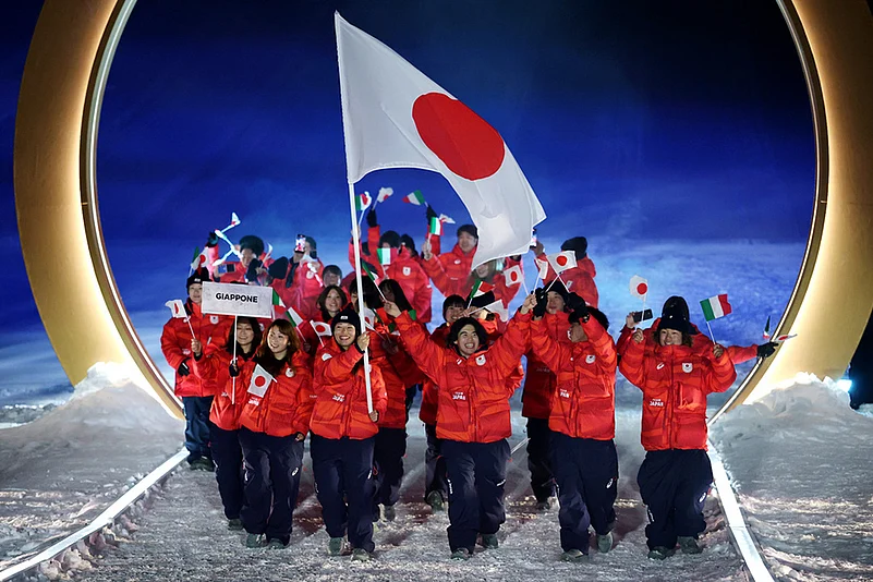 Milan Cortina Olympics Opening Ceremony photos-Athletes from Japan