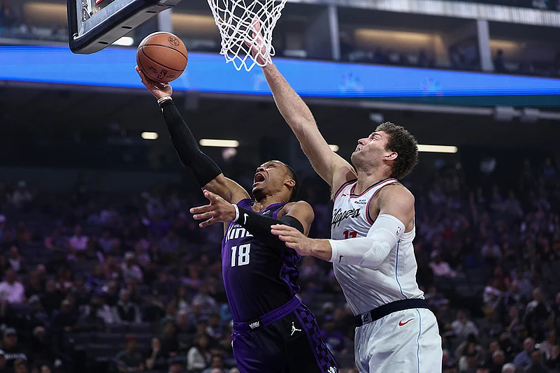 Sacramento Kings vs Los Angeles Clippers NBA basketball game-Russell Westbrook