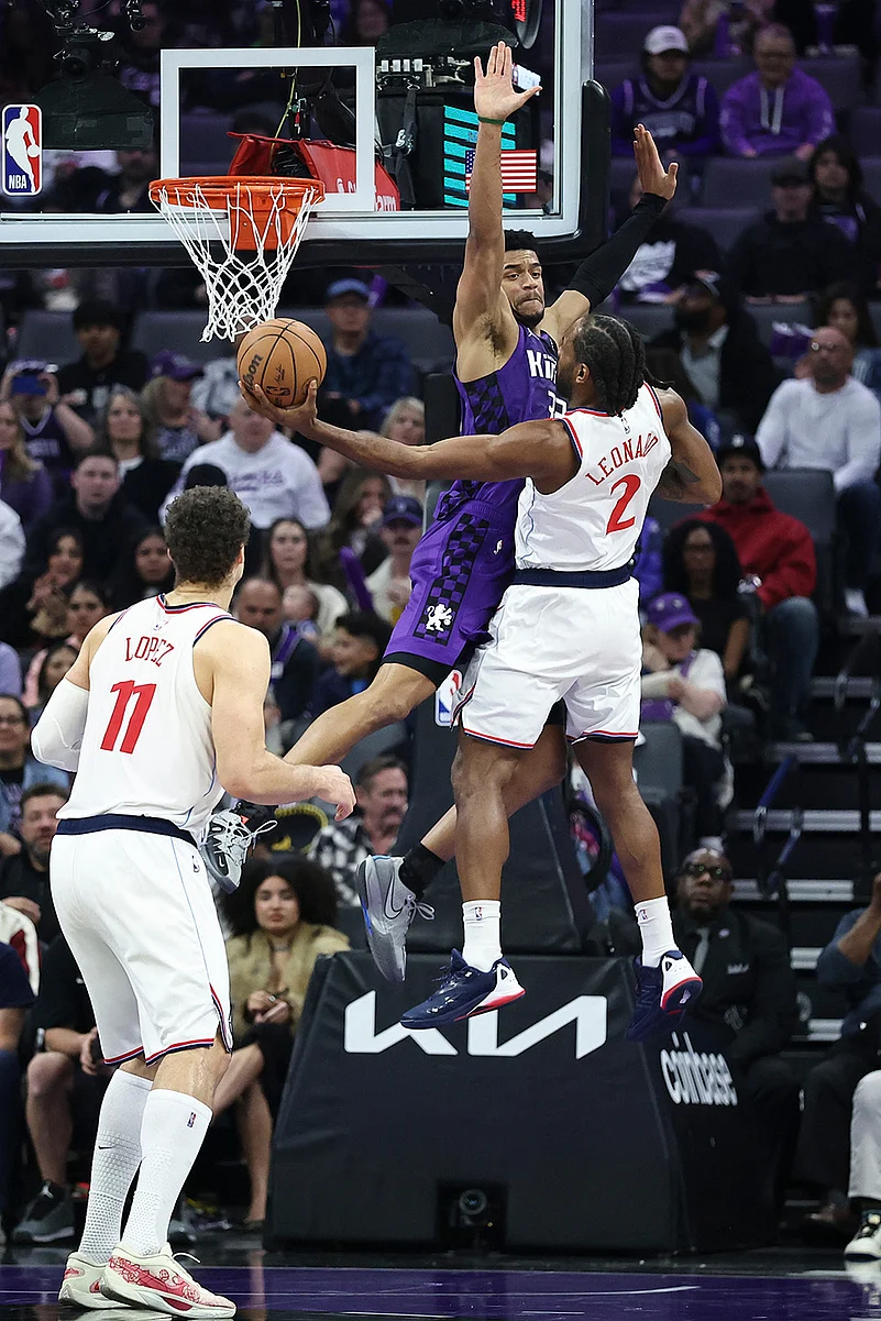 Sacramento Kings vs Los Angeles Clippers NBA basketball game-Kawhi Leonard