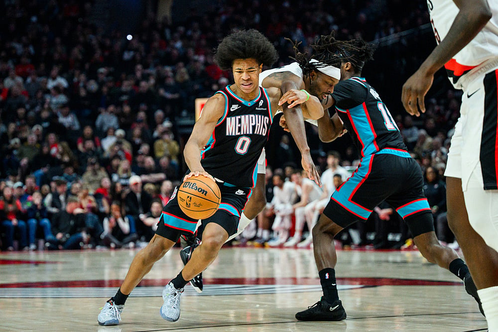 Portland Trail Blazers vs Memphis Grizzlies NBA basketball game-Jaylen Wells
