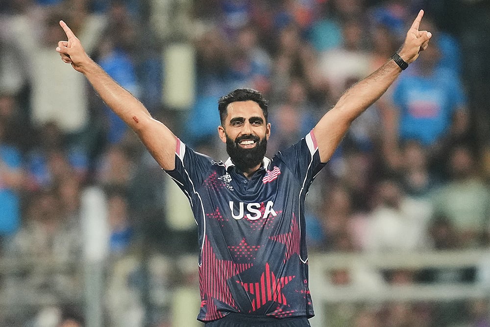 India vs USA  T20 World Cup cricket photos-Mohammad Mohsin