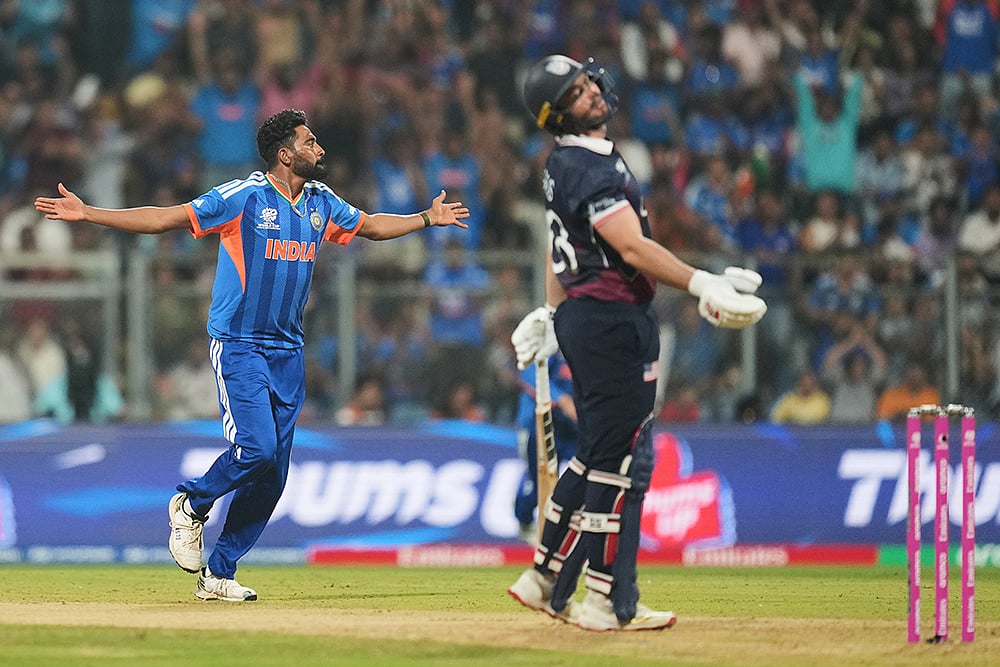 India vs USA  T20 World Cup cricket photos-Mohammed Siraj