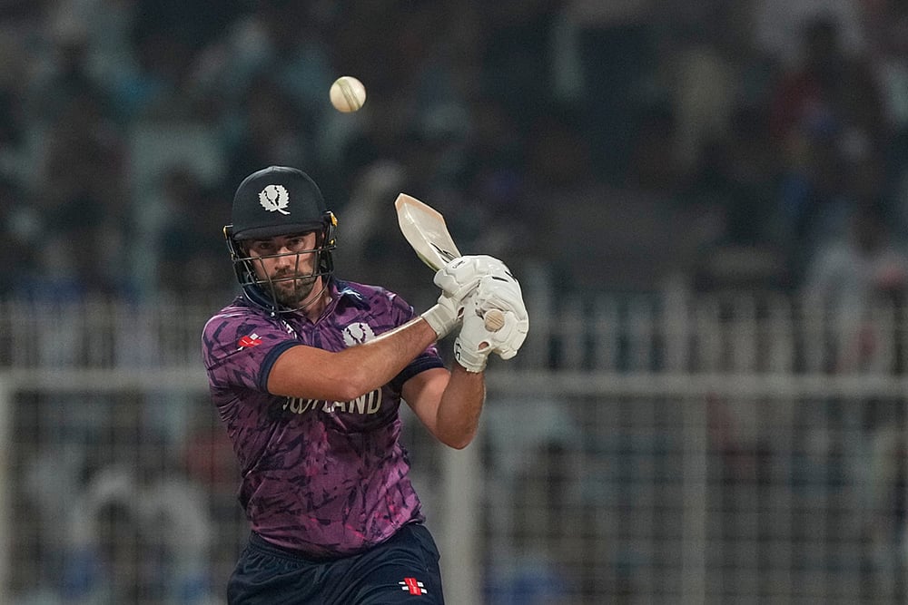 Scotland vs West Indies T20 World Cup cricket photos-Tom Bruce