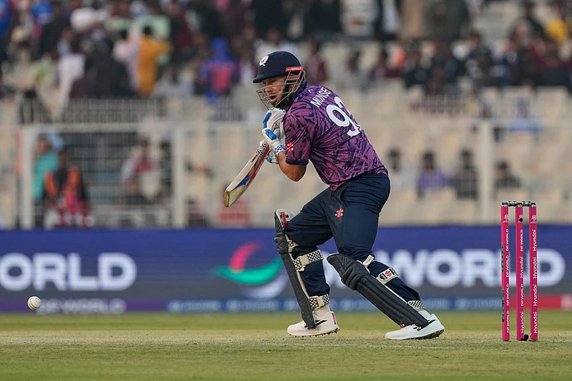 Scotland vs West Indies T20 World Cup cricket photos-George Munsey