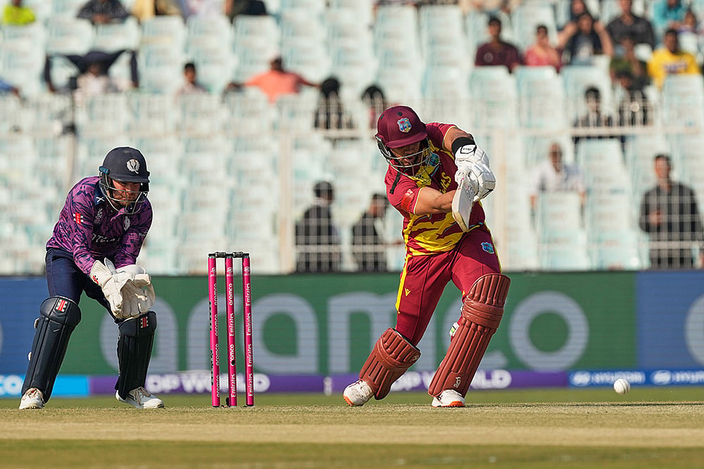 Scotland vs West Indies T20 World Cup cricket photos-Brandon King