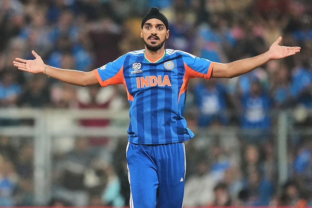 India vs USA  T20 World Cup cricket photos-Arshdeep Singh