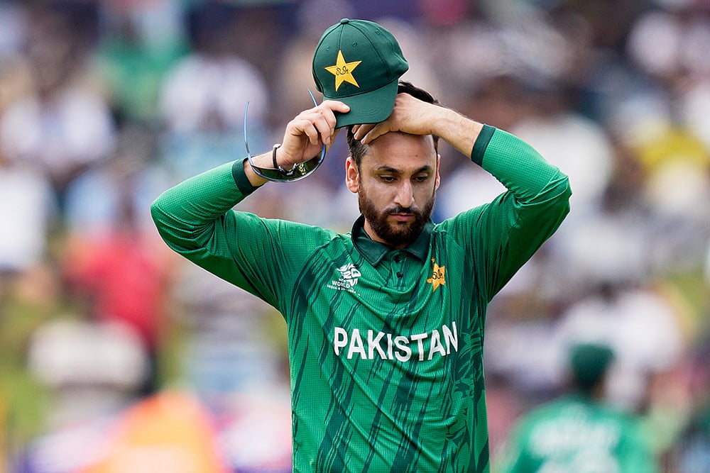 Netherlands vs Pakistan T20 World Cup cricket photos-Salman Ali Agha