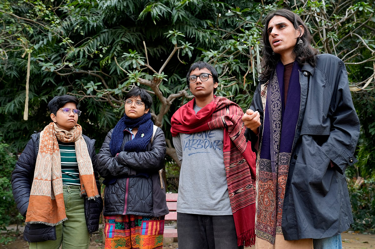 SURESH K PANDEY : (L-R) Kajal, Vageesha, Aahan and Kranti 